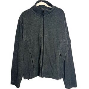 Columbia Steen Mountain Gray Full Zip Fleece Jacket Medium